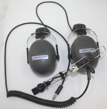 LH-3X-5/19, Headset mit Helmhalterung, bis zu 43,5 dB