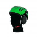 SOLAR X helmet,  black and green