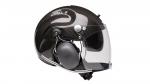 ROLLBAR PLUS, UL-Helm, vollcarbon mit klarem Visier und Neopren Halsschutz, ohne Headset