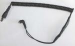 coiled cable for LUH-series headsets with 6 pin mini-xlr female and 4 pin XLR male