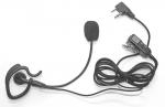 MA30L,  ear boom microphone with 2,5/3,5 mm duo-connector L-type