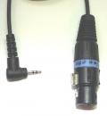 LH-J009, adaptercable with 2,5mm L-type connector for Alan etc.
