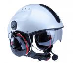 PRO COPTER [REGA 2], pearl white, helicopterhelmet with visor, without headset