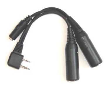 OPC-499, original ICOM Adapterkabel fr A3/A22/A6/A15/A15S/A24 auf 5,2/6,3mm Klinke