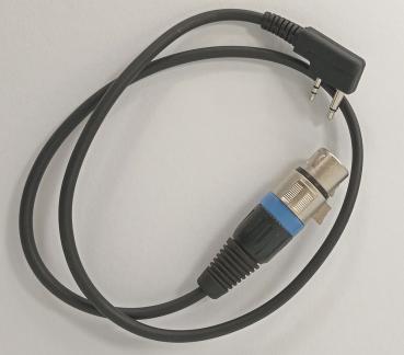 LH-S001, Adapterkabel fr YAESU/STANDARD, Winkel und 4 pol. XLR-Kupplung