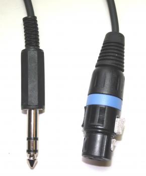 LH-K010, Adapterkabel mit 6,3mm Stereo-Klinkenstecker