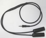 CT-96-ERSATZ, Headset-Adapterkabel 5,2/6,3mm Klinke 