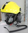 PRO COPTER [REGA 2], RAL1026 (gelb), Helicopterhelm mit  Visier, ohne Headset