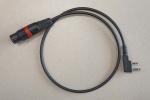 LH-S008-5, adaptorcable for nICOM IC-A3 etc., with 5 pin XLR connector 