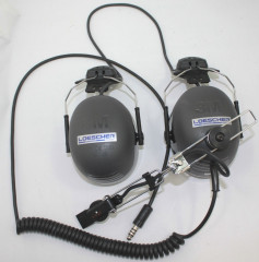 LH-3X-150/19, Headset mit Helmhalterung, bis zu 43,5 dB