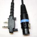 LH-S005, Adapterkabel für ICOM IC-A15/IC-A15S/IC-A14 etc., mit Schrauben