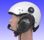 SCARAB, perlweiß, UL-Helm, mit auswechselbarem Innenfutter und LUH-1